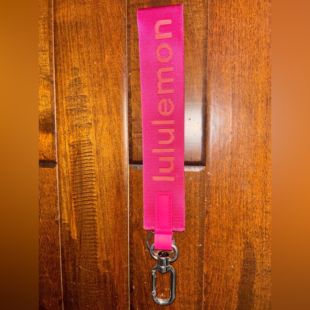 Lululemon Pink Keychain
